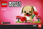 Building Instructions - LEGO - 40349 - Valentine's Puppy: Page 1