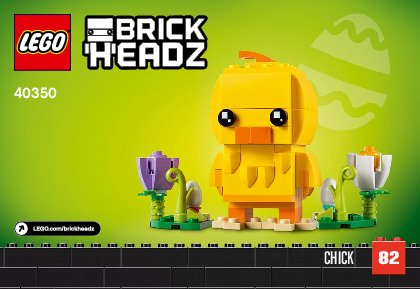 Building Instructions - LEGO - 40350 - Easter Chick: Page 1