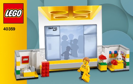 Building Instructions - LEGO - 40359 - LEGO® Store Picture Frame: Page 1