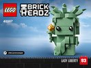 Building Instructions - LEGO - 40367 - Lady Liberty: Page 1