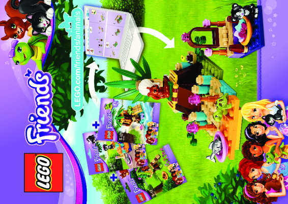 Building Instructions - LEGO - 41019 - Turtle's Little Oasis: Page 1