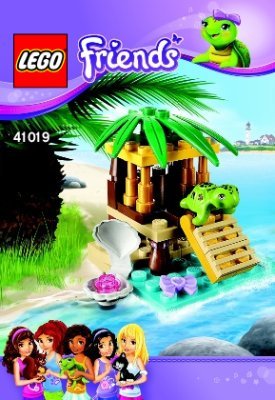 Building Instructions - LEGO - 41019 - Turtle's Little Oasis: Page 1