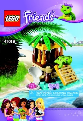 Building Instructions - LEGO - 41019 - Turtle's Little Oasis: Page 1