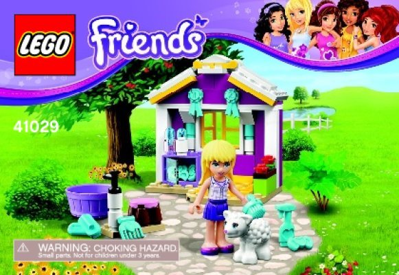 Building Instructions - LEGO - Friends - 41029 - Stephanie's New Born Lamb: Page 1