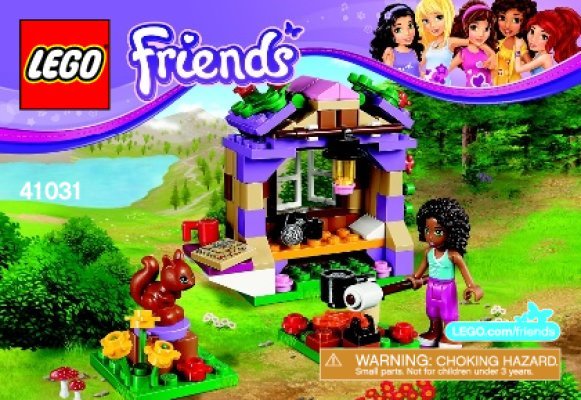 Building Instructions - LEGO - Friends - 41031 - Andrea’s Mountain Hut: Page 1