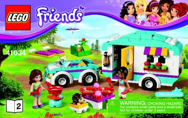 Building Instructions - LEGO - Friends - 41034 - Summer Caravan: Page 1