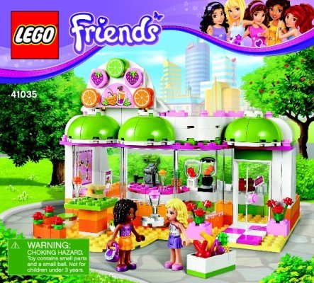 Building Instructions - LEGO - Friends - 41035 - Heartlake Juice Bar: Page 1