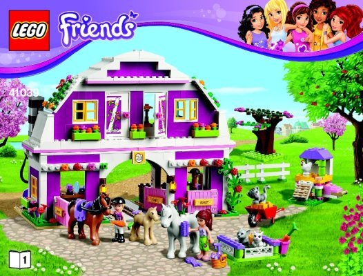 Building Instructions - LEGO - Friends - 41039 - Sunshine Ranch: Page 1