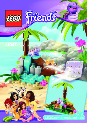 Building Instructions - LEGO - Friends - 41041 - Turtle's Little Paradise: Page 1