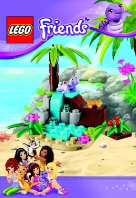 Building Instructions - LEGO - Friends - 41041 - Turtle's Little Paradise: Page 1