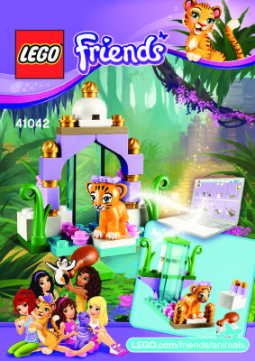 Building Instructions - LEGO - Friends - 41042 - Tiger's Beautiful Temple: Page 1