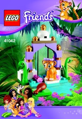 Building Instructions - LEGO - Friends - 41042 - Tiger's Beautiful Temple: Page 1