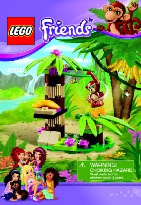 Building Instructions - LEGO - Friends - 41045 - Orangutan's Banana Tree: Page 1