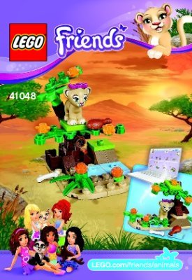 Building Instructions - LEGO - Friends - 41048 - Lion Cub’s Savanna: Page 1