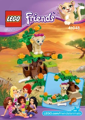 Building Instructions - LEGO - Friends - 41048 - Lion Cub’s Savanna: Page 1