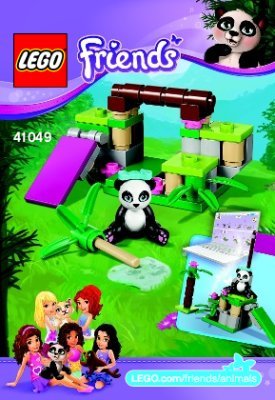 Building Instructions - LEGO - Friends - 41049 - Panda’s Bamboo: Page 1