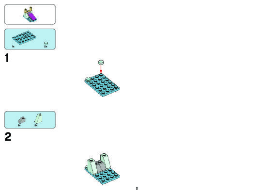 Building Instructions - LEGO - Friends - 41049 - Panda’s Bamboo: Page 1