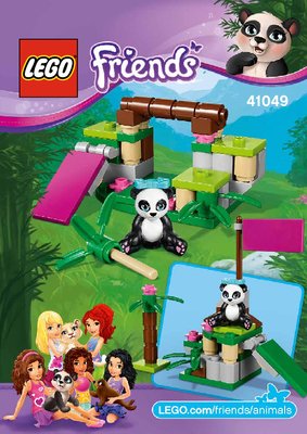 Building Instructions - LEGO - Friends - 41049 - Panda’s Bamboo: Page 1