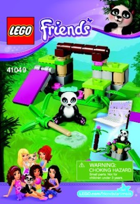 Building Instructions - LEGO - Friends - 41049 - Panda’s Bamboo: Page 1