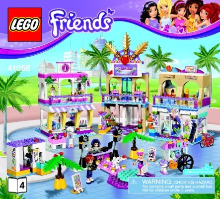 Building Instructions - LEGO - Friends - 41058 - Heartlake Shopping Mall: Page 1