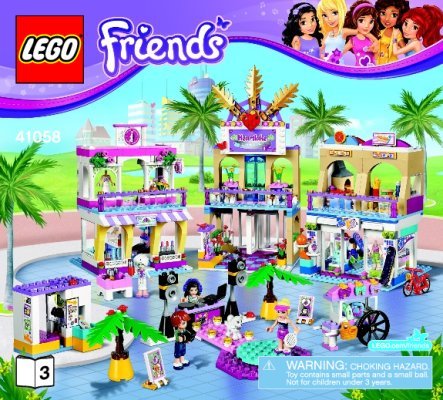 Building Instructions - LEGO - Friends - 41058 - Heartlake Shopping Mall: Page 1