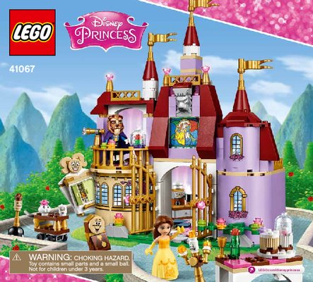 Building Instructions - LEGO - Disney Princess - 41067 - Belle's Enchanted Castle: Page 1