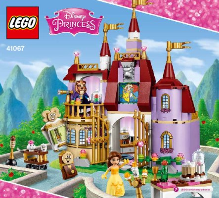 Building Instructions - LEGO - Disney Princess - 41067 - Belle's Enchanted Castle: Page 1