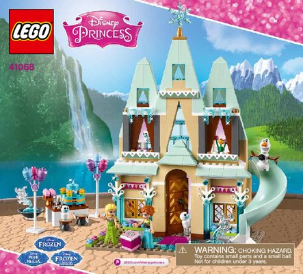 Building Instructions - LEGO - Disney Princess - 41068 - Arendelle Castle Celebration: Page 1