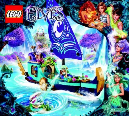 Building Instructions - LEGO - Elves - 41073 - Naida's Epic Adventure Ship: Page 1