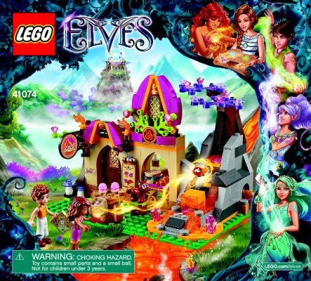 Building Instructions - LEGO - Elves - 41074 - Azari and the Magical Bakery: Page 1