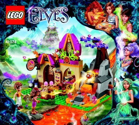 Building Instructions - LEGO - Elves - 41074 - Azari and the Magical Bakery: Page 1