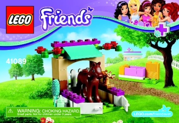 Building Instructions - LEGO - Friends - 41089 - Little Foal: Page 1