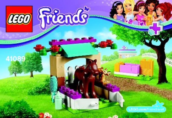 Building Instructions - LEGO - Friends - 41089 - Little Foal: Page 1