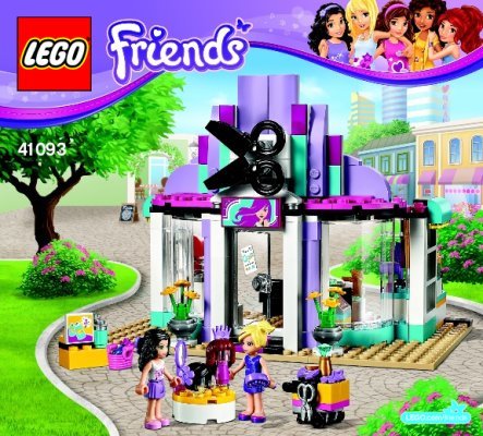 Building Instructions - LEGO - Friends - 41093 - Heartlake Hair Salon: Page 1