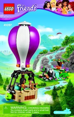 Building Instructions - LEGO - Friends - 41097 - Heartlake Hot Air Balloon: Page 1