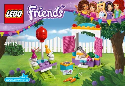 Building Instructions - LEGO - Friends - 41113 - Party Gift Shop: Page 1