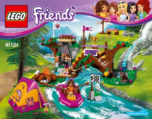 Building Instructions - LEGO - Friends - 41121 - Adventure Camp Rafting: Page 1