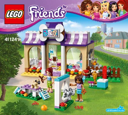 Building Instructions - LEGO - Friends - 41124 - Heartlake Puppy Daycare: Page 1