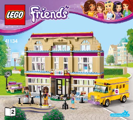 Building Instructions - LEGO - Friends - 41134 - Heartlake Performance School: Page 1