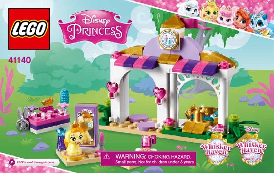 Building Instructions - LEGO - Disney Princess - 41140 - Daisy’s Beauty Salon: Page 1