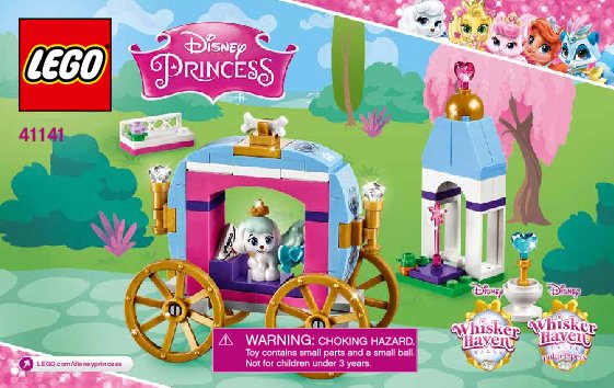 Building Instructions - LEGO - Disney Princess - 41141 - Pumpkin’s Royal Carriage: Page 1