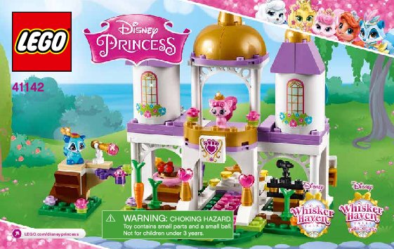 Building Instructions - LEGO - Disney Princess - 41142 - Palace Pets Royal Castle: Page 1