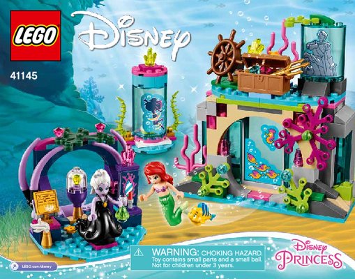 Building Instructions - LEGO - Disney - 41145 - Ariel and the Magical Spell: Page 1