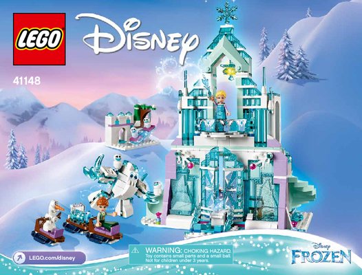 Building Instructions - LEGO - Disney - 41148 - Elsa's Magical Ice Palace: Page 1