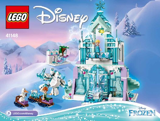 Building Instructions - LEGO - Disney - 41148 - Elsa's Magical Ice Palace: Page 1