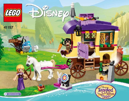 Building Instructions - LEGO - 41157 - Rapunzel's Traveling Caravan: Page 1