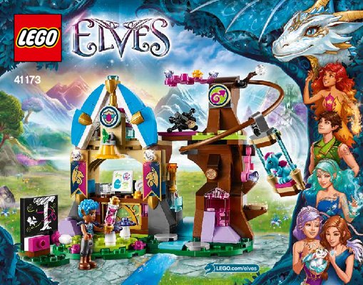 Building Instructions - LEGO - Elves - 41173 - Elvendale School of Dragons: Page 1