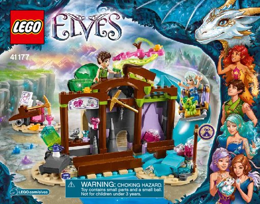 Building Instructions - LEGO - Elves - 41177 - The Precious Crystal Mine: Page 1