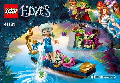 Building Instructions - LEGO - Elves - 41181 - Naida's Gondola & the Goblin Thief: Page 1