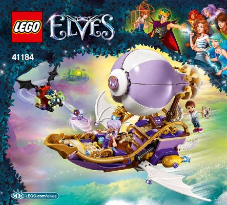 Building Instructions - LEGO - Elves - 41184 - Aira's Airship & the Amulet Chase: Page 1